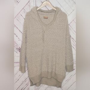 POL Women's Popcorn Chenille Hooded Sweater